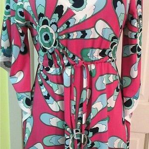 Tracy Negoshian Kimono Sleeve Dress